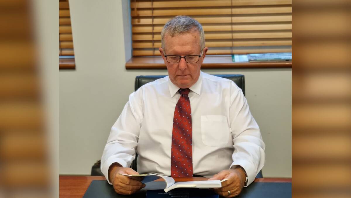 Member for Parkes Mark Coulton looks over the budget. Picture supplied