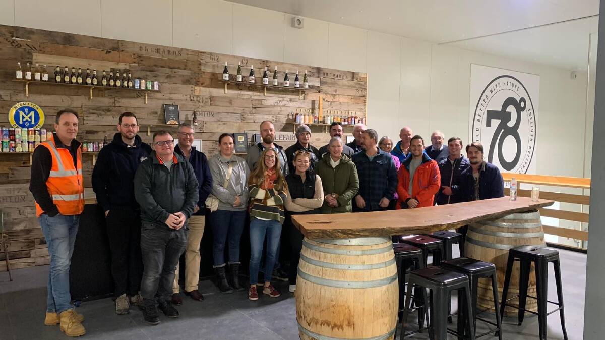 Dubbo Winter Whisky Festival recipient Jock Sweeney and classmates at the Fundamentals of Spirit Production course at Adelaide University. Picture supplied