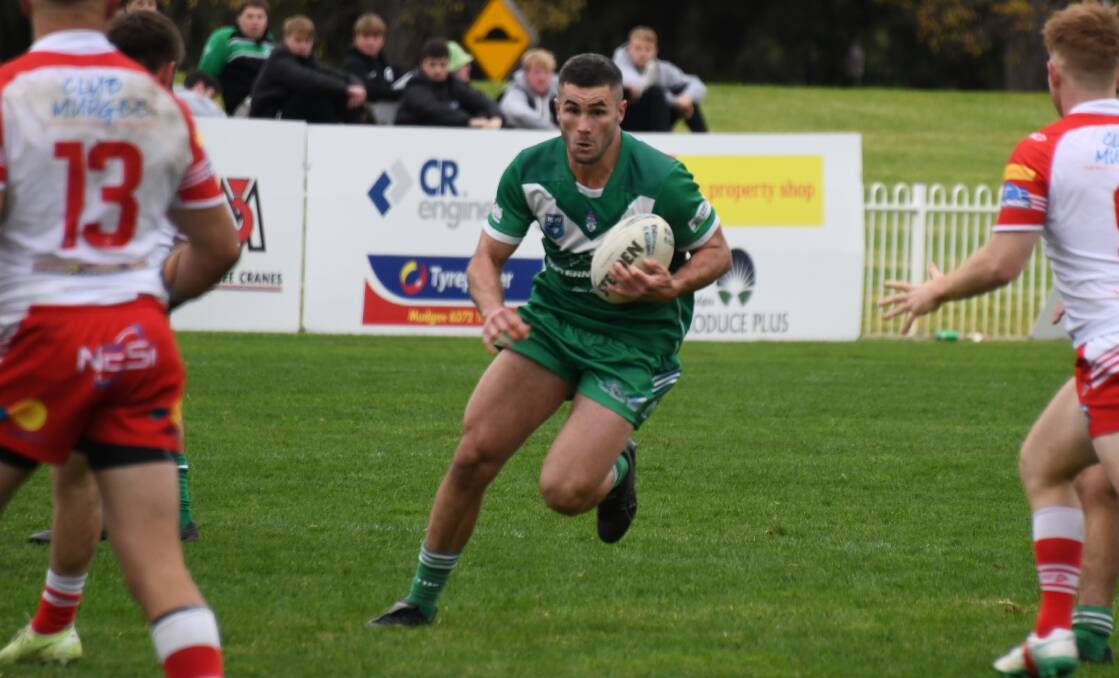 Dubbo CYMS captain Jarryn Powyer in action against the Mudgee Dragons. Picture by Nick Guthrie