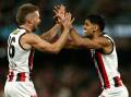 St Kilda have upset the Bombers by 53 points, denting Essendon's chances of playing finals. Photo: Rob Prezioso/AAP PHOTOS